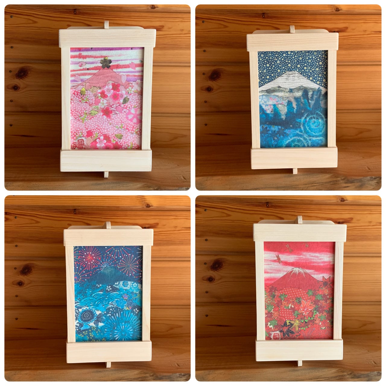 富士山の四季(1) ころんっとあんどん collaboration with 山形屋紙店