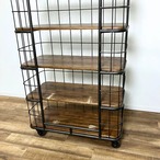 セキカグ Knot antiques MALAN RACK 930 ノットアンティークス マラン ラック 930 スチールラック・メタルラック ブラウン×ブラック  傷や汚れあり【中古】【300サイズ】