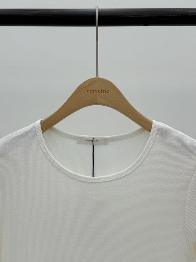 (即納) verveine / Merry round neck tee 2color