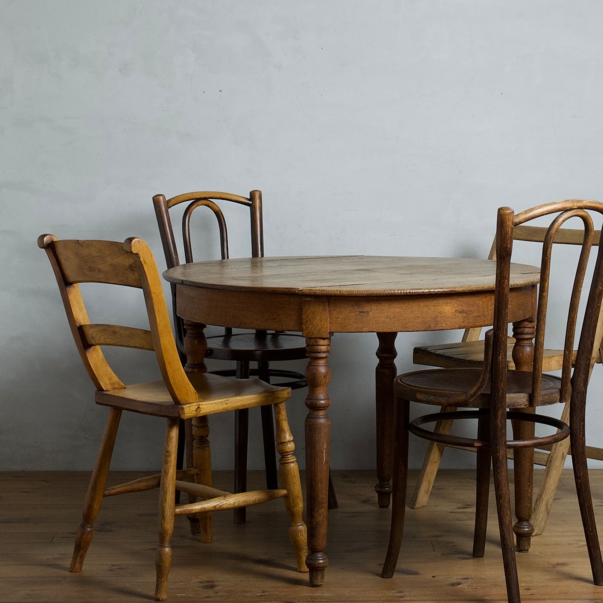 1900年頃 フランス アンティーク ラウンドテーブル プリマロフト 