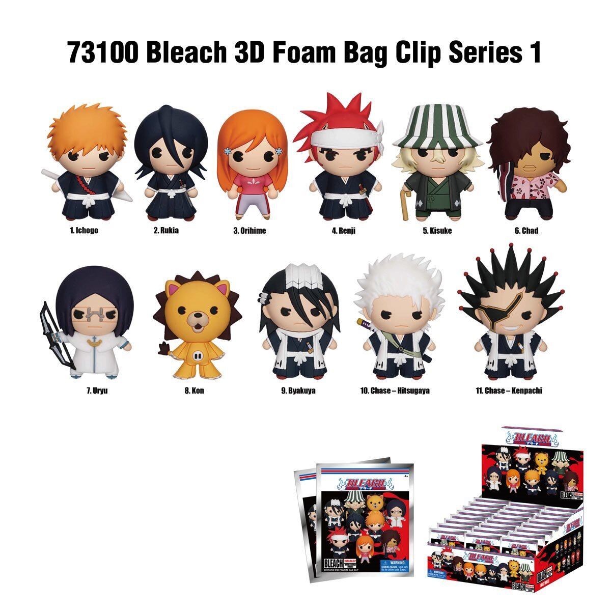 モノグラム フィギュラル バッグ クリップ BLEACH トレーディングミニ