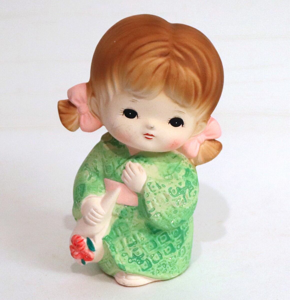 博多人形　童　M635 博多人形・童物・姉妹セット・No.200813-49・梱包サイズ60