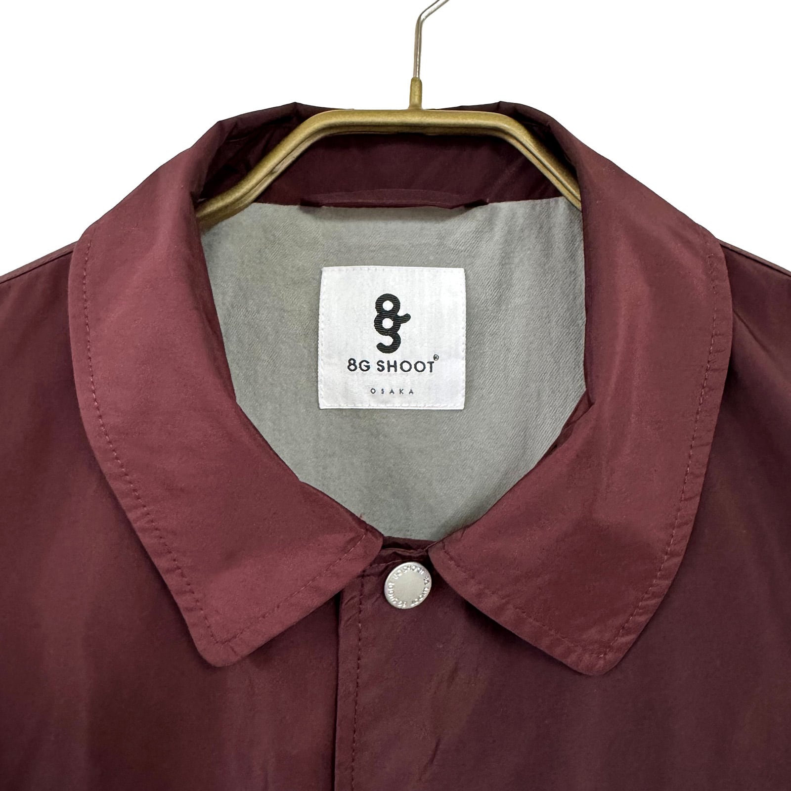 8G COACH JACKET -BURGUNDY- | 8G SHOOT WEBSTORE
