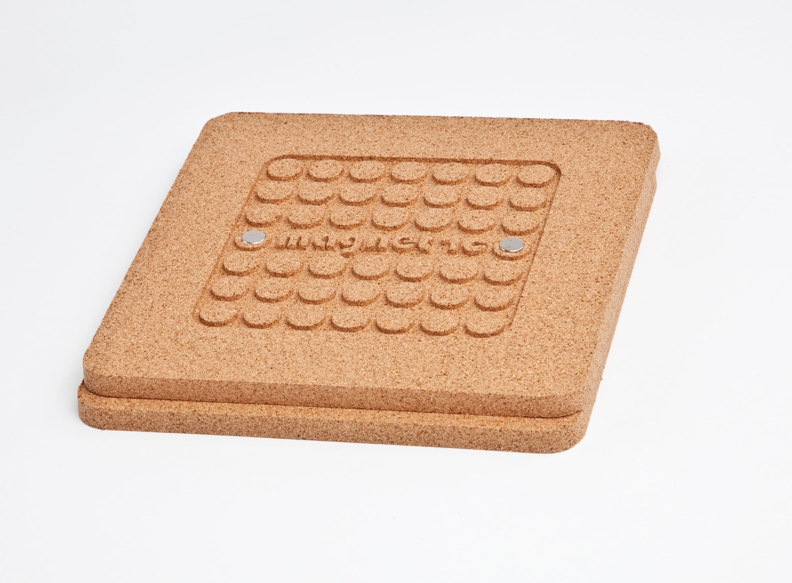 コルク製 鍋敷き◎磁石付き】 MAGNETIC SQUARE / ROUND 高機能な
