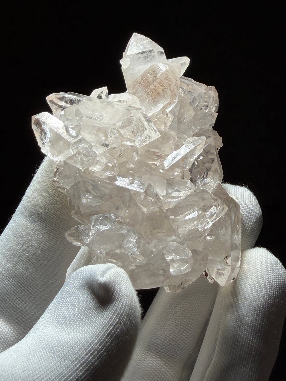 クォーツクラスター×クローライト【ML-0093】インド マニハール