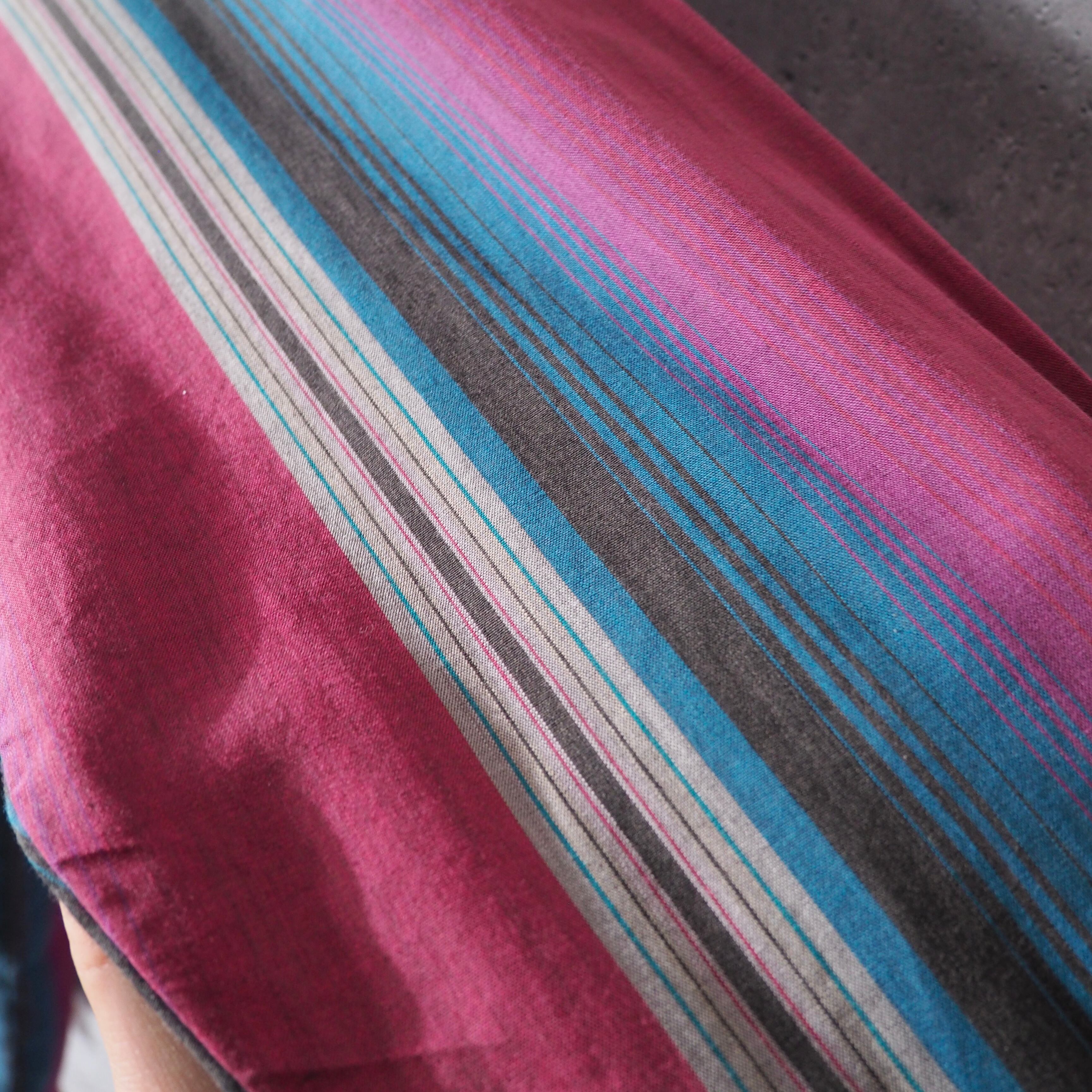 ” Old Wrangler ” Beautiful Bewitching Stripe Pattern Vintage Loose Western Shirt