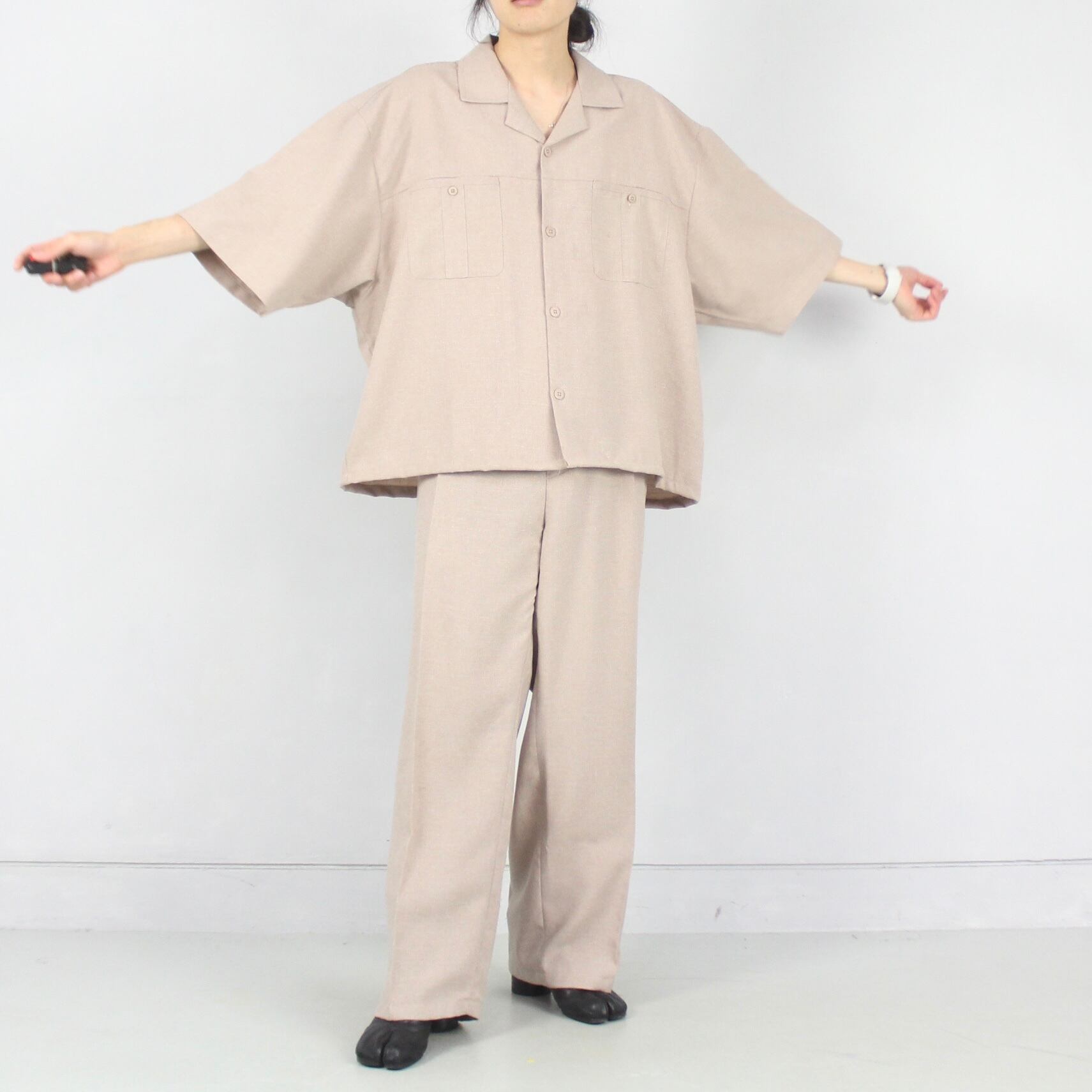 STACY ADAMS 2ピースセットアップ S/S ショート丈 オーバーサイズ