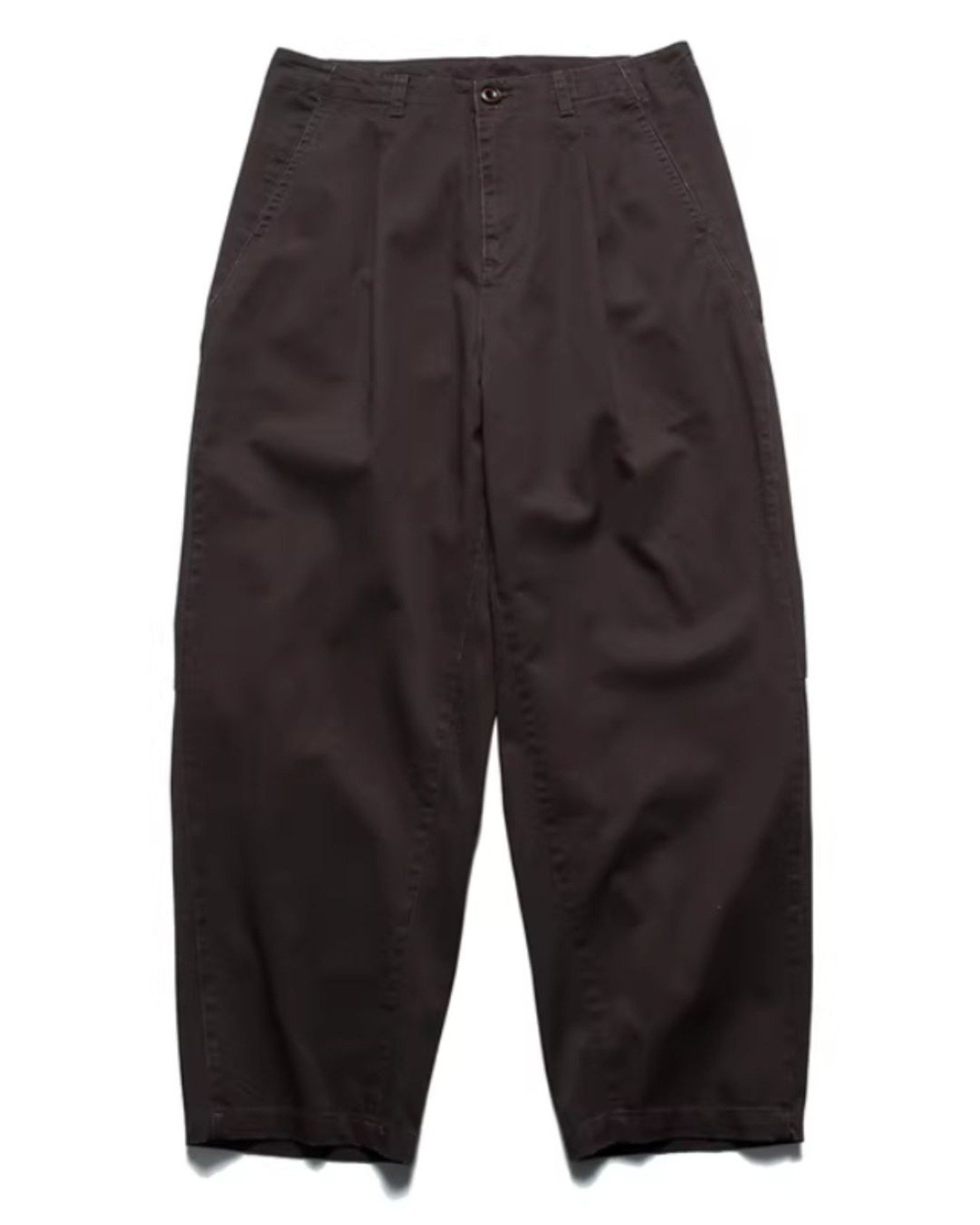 タックワイドテーパードパンツ　S0367