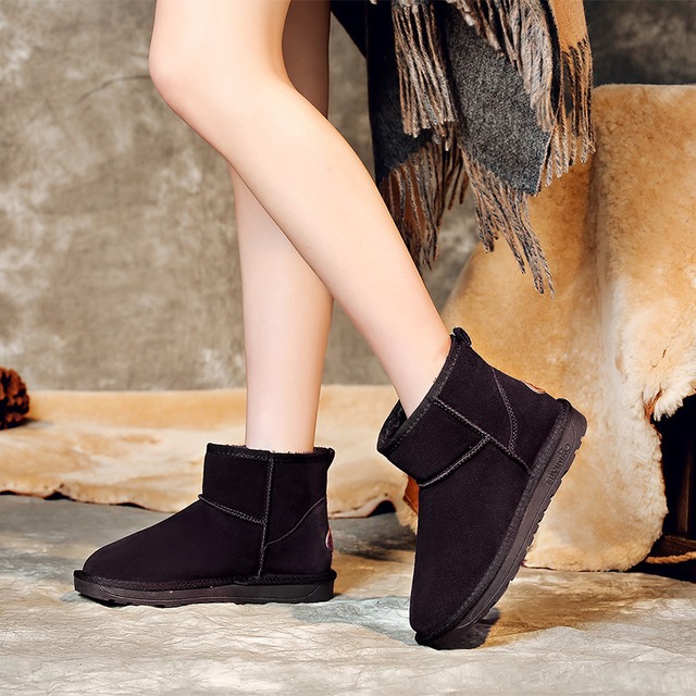 747【極美品】UGG アグ ムートンブーツ 5854 やさい 本革 ショート 黒 24