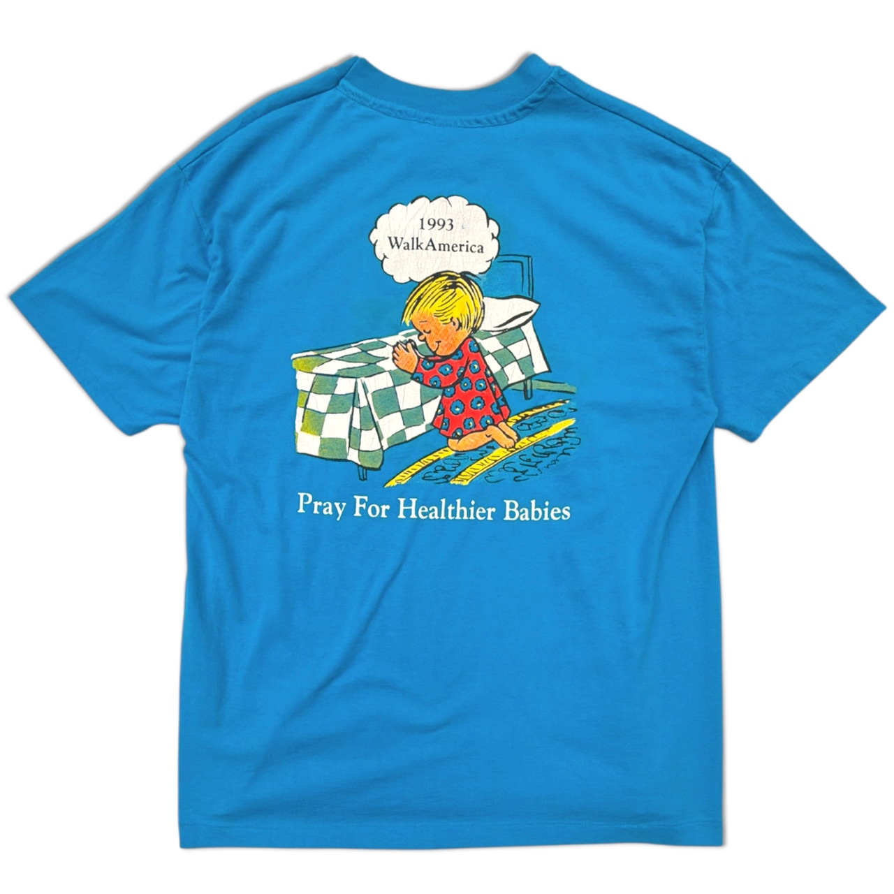 【VINTAGE】 cute girl graphic Tee Tシャツ 90年代