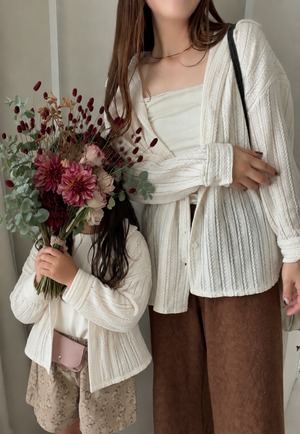 【予約】ORIGINAL soufflé lace shirt （women's）