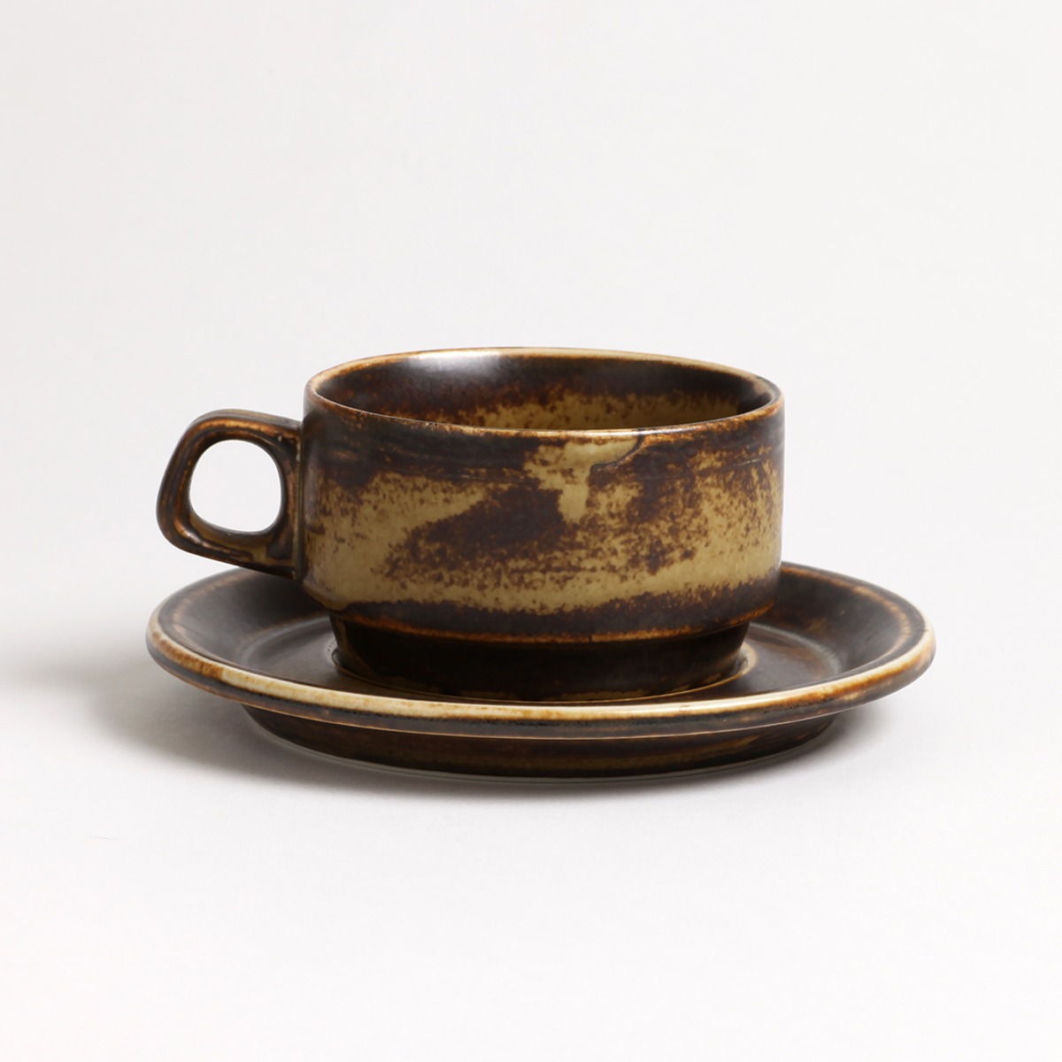 Porsgrund ポシュグルン Lava ラーヴァ カップ＆ソーサー 北欧 