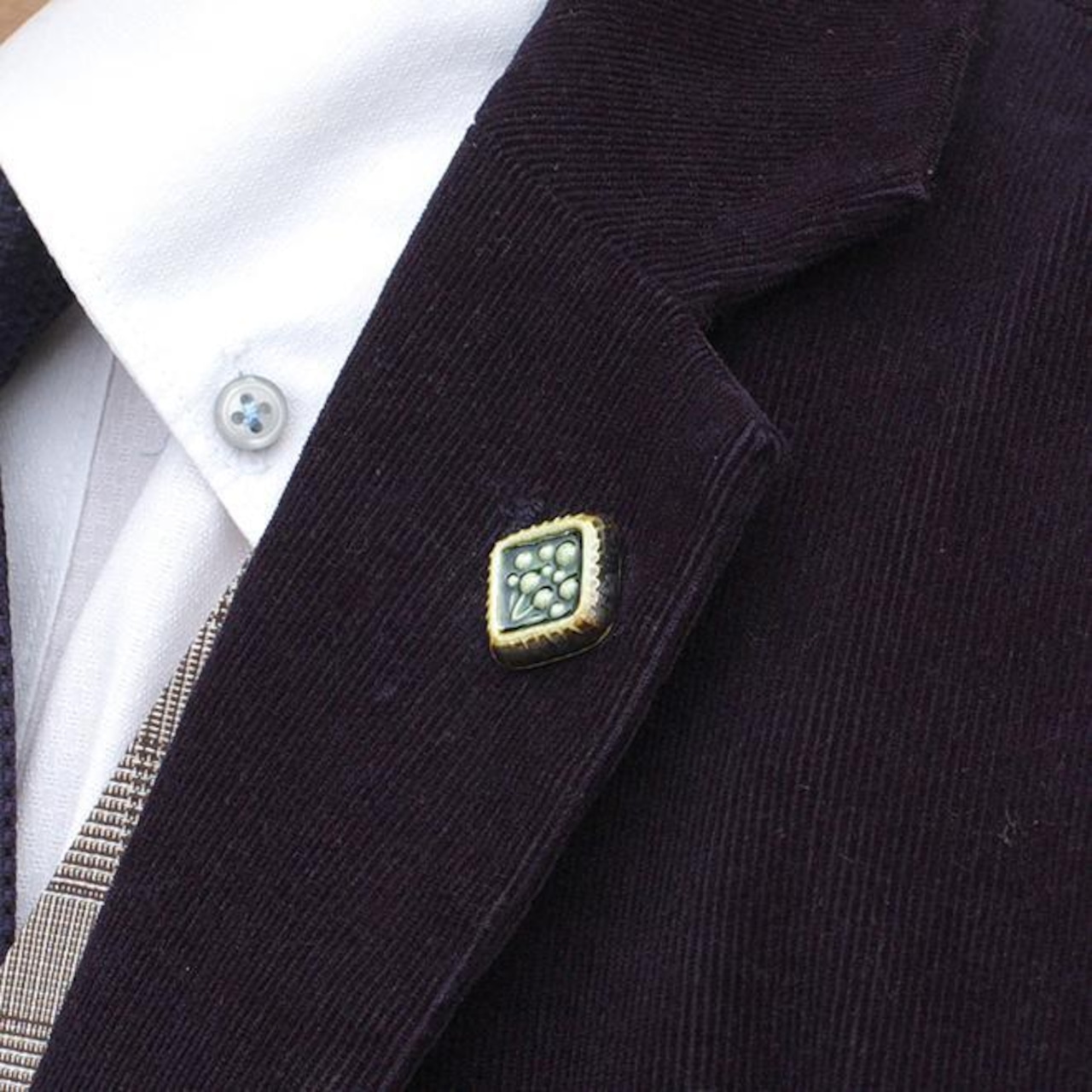 しかく ピンバッチ