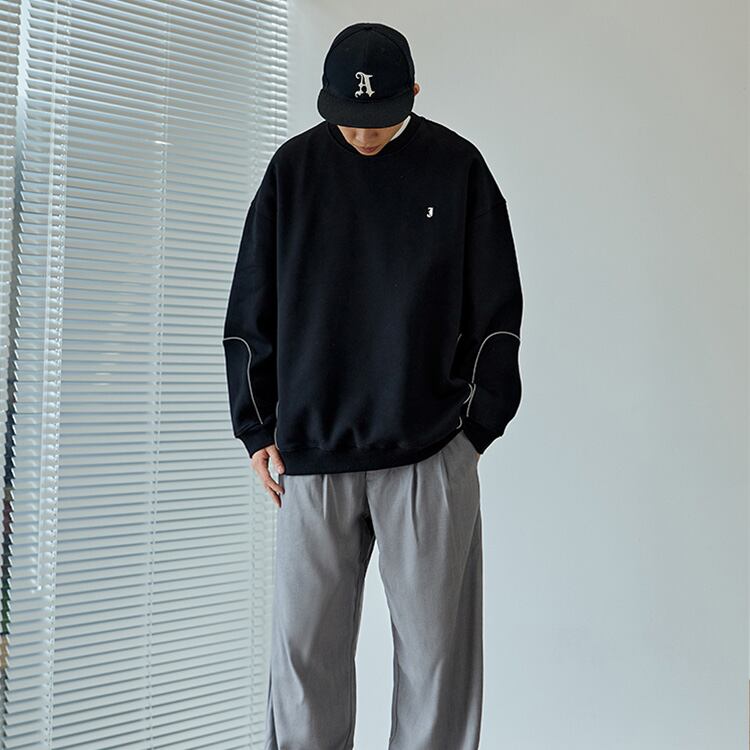 ★CASUAL ROUND NECK SWEATSHIRT　　　A0439