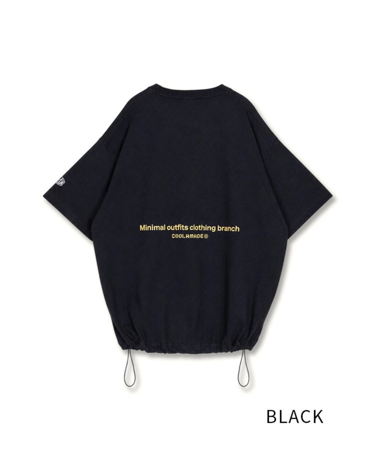 CL MADE メッセージプリントルーズＴシャツ (BLACK)　CQ-49013