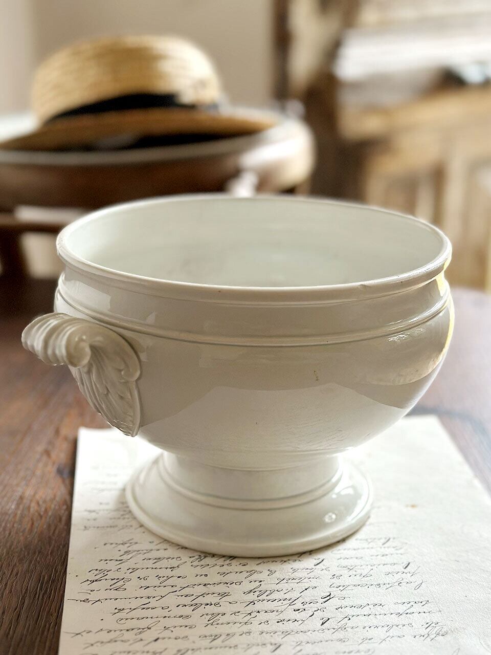 白色 スーピエール Creil et Montereau | Brocante de La Cocotte