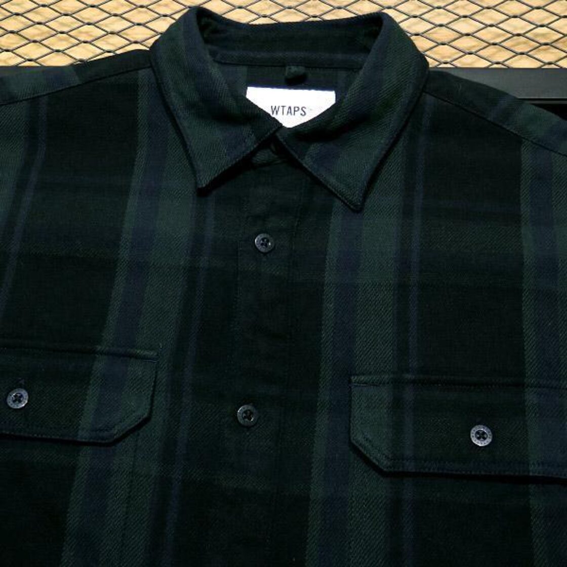 WTAPS 21AW DECK/LS/COTTON.FLANNEL.TEXTILE 212TQDT-SHM05 サイズ04 
