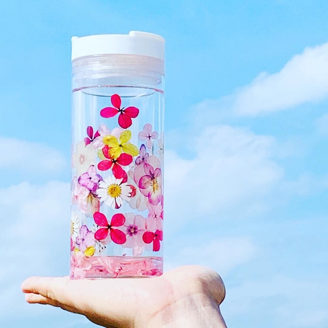 オイル無し ハーバリウムクリアボトル対面認定キット Sweetroom