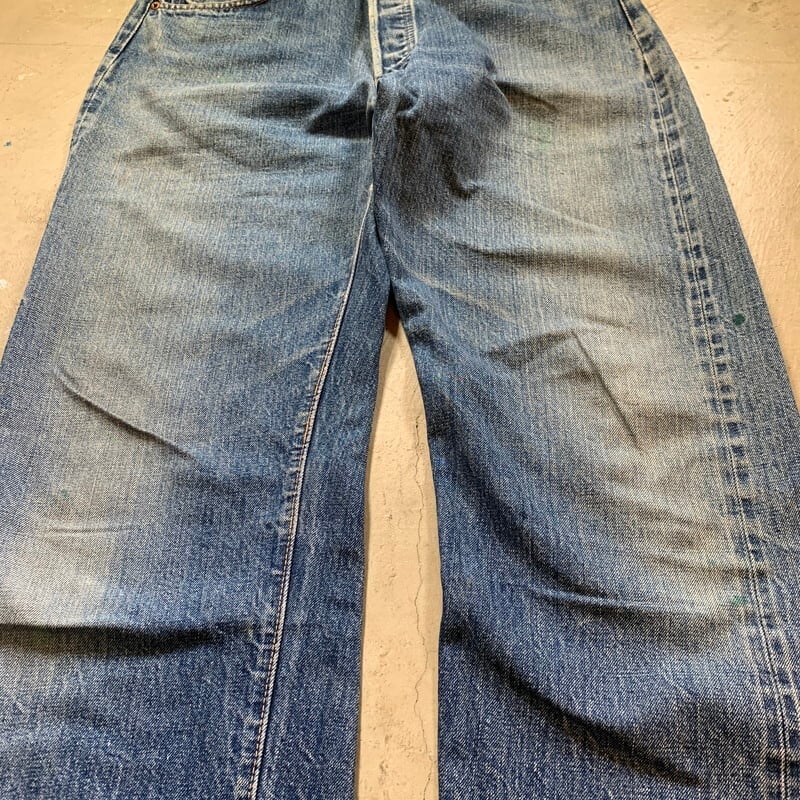 60's 70's LEVI'S リーバイス 501 デニム Big E 平行ステッチ 刻印4