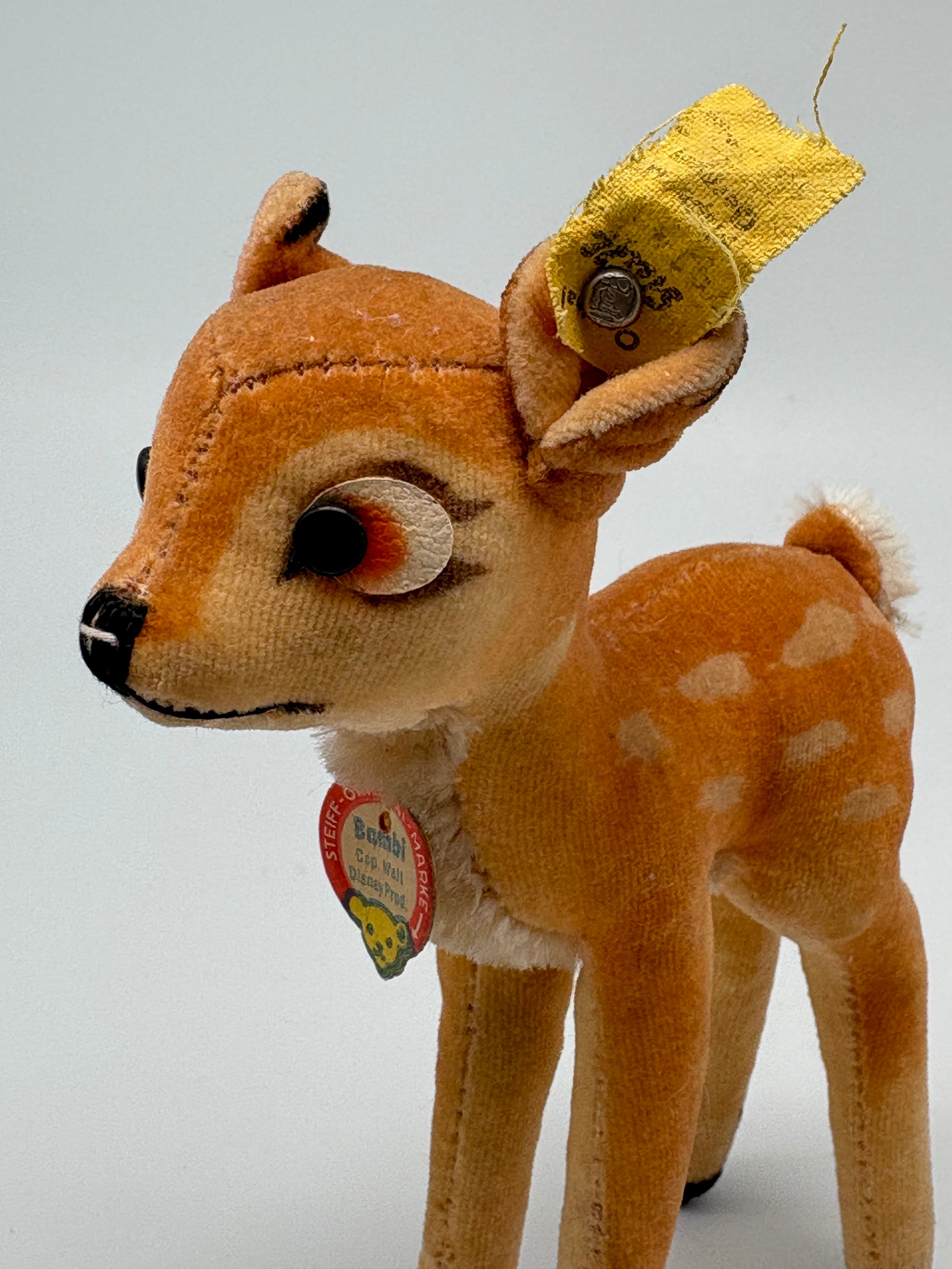 オールド シュタイフ シカ Steiff Bambi 14cm | ヒガシマチマーケット