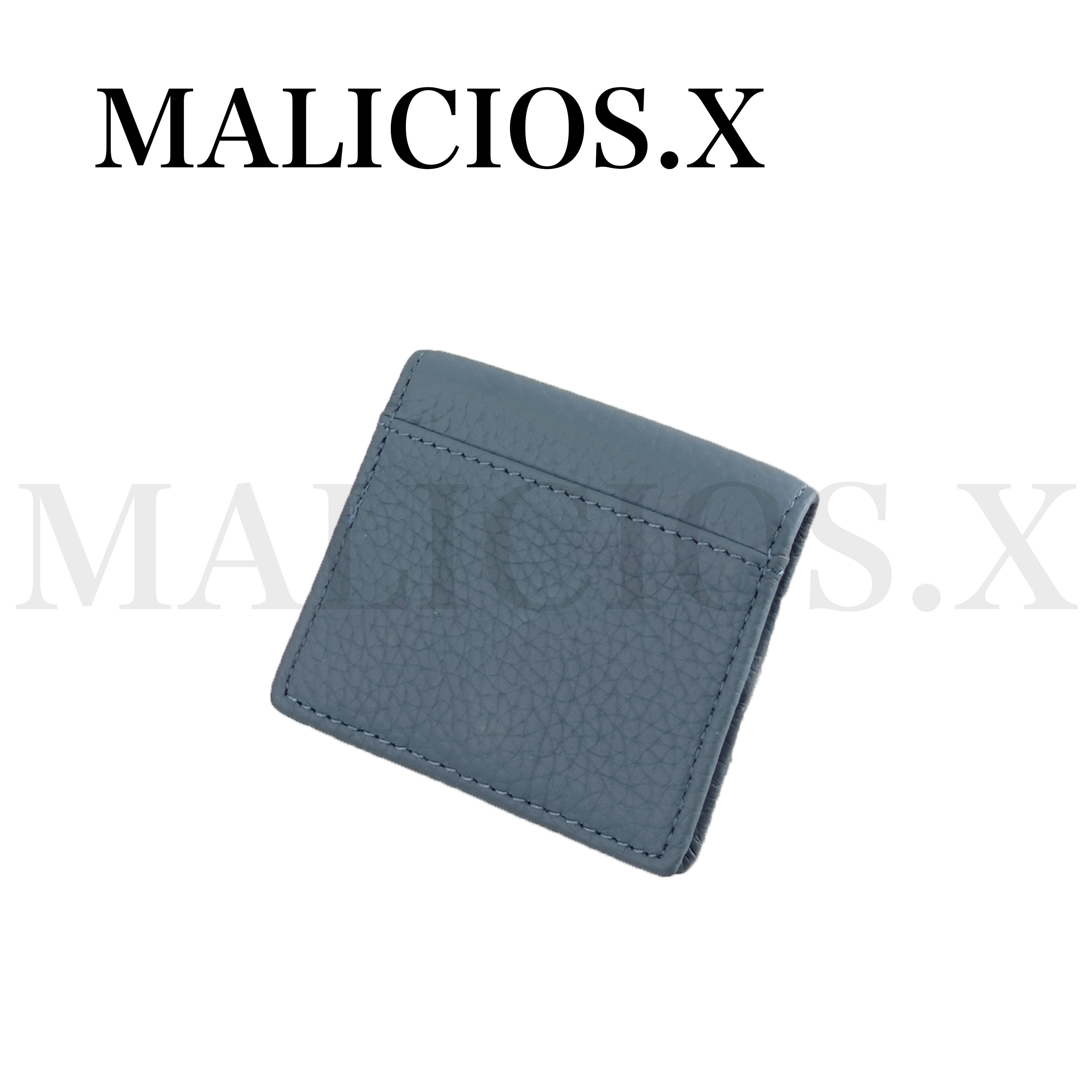 Heart Eye square coin case( BlueGray)/Violet | MALICIOUS.X