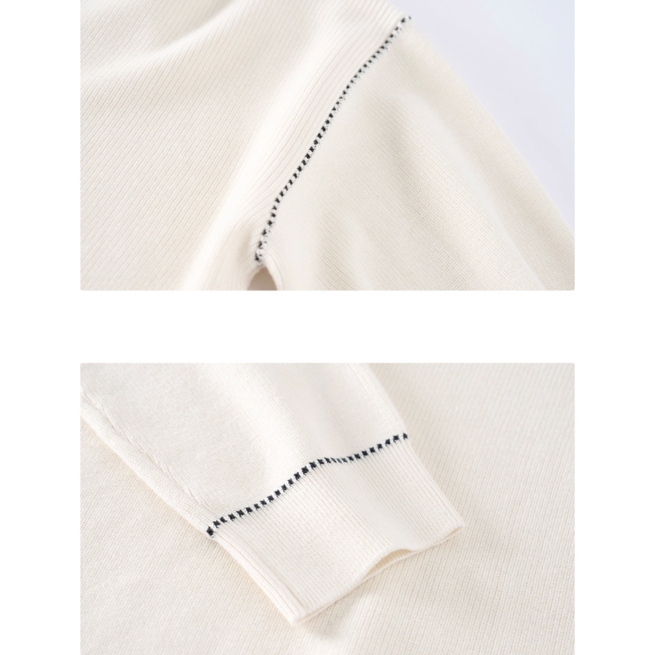 クルーネック プルオーバーニット af0407