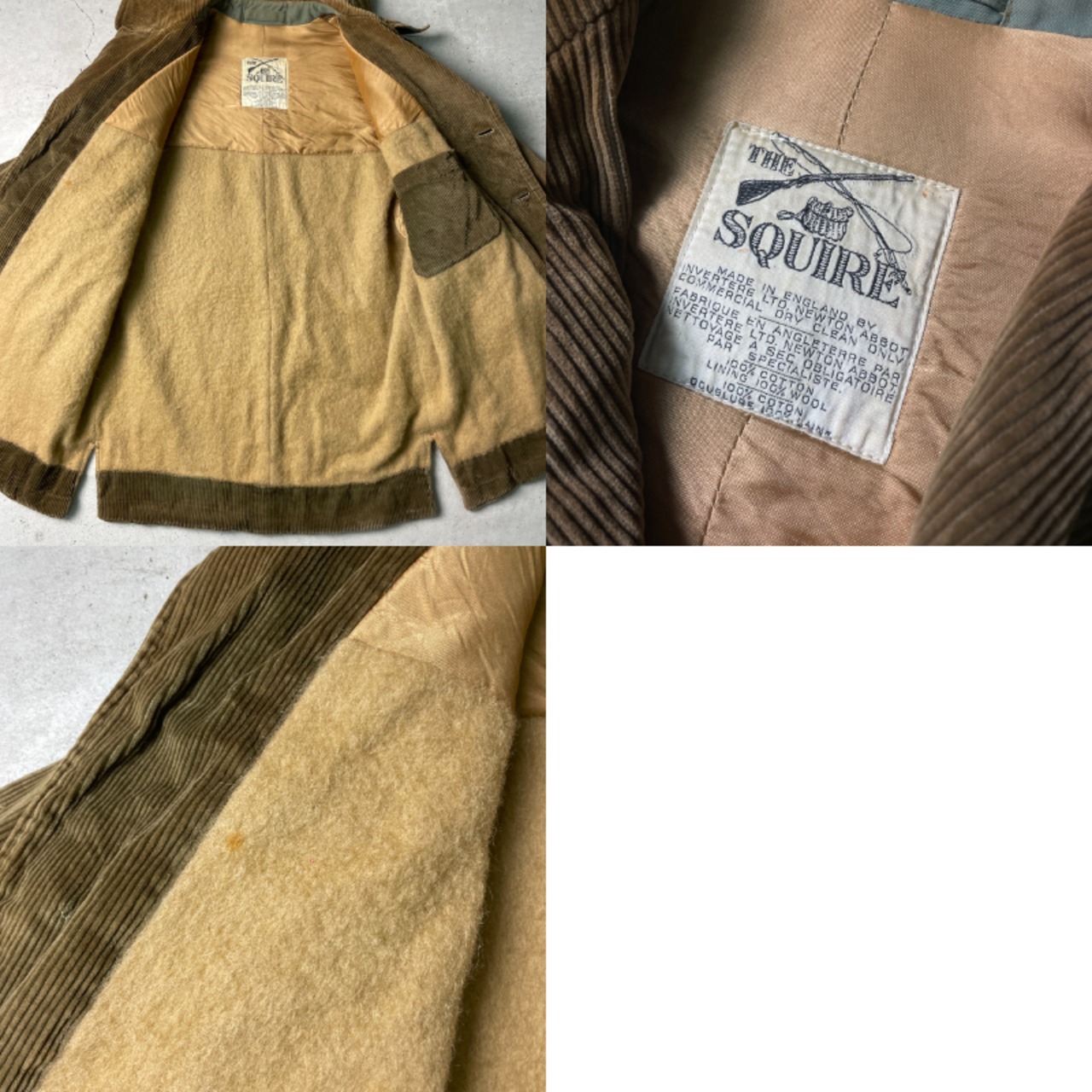 50年代 英国製 THE SQUIRE by INVERTERE ノーフォークジャケット 