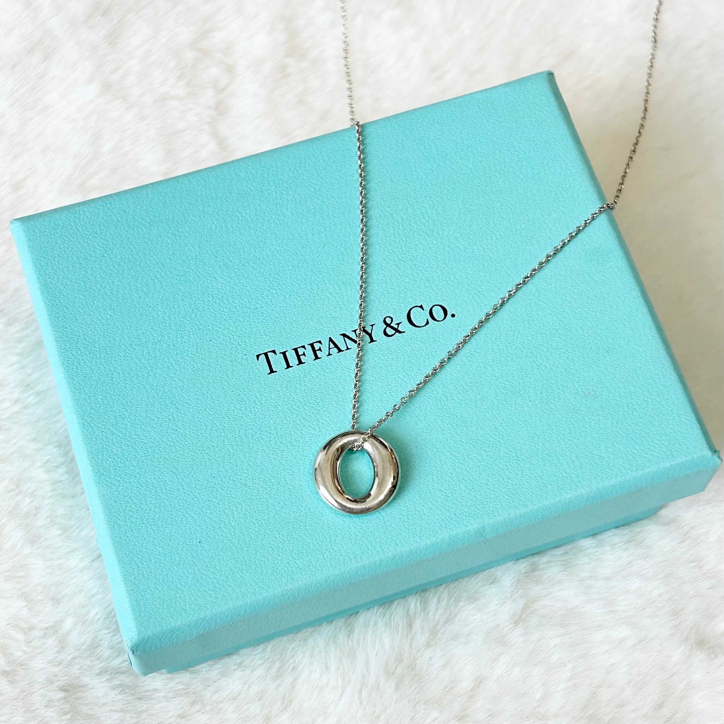 【T7074】Tiffany&Co. セビアナネックレス/silver925/ティファニー/ネックレス
