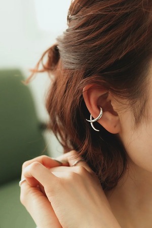 フェイクループ シルバーイヤーカフ Silver925