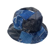 COTEMER Reversible Bucket Hat indigo.kimono × paisley【hat11】
