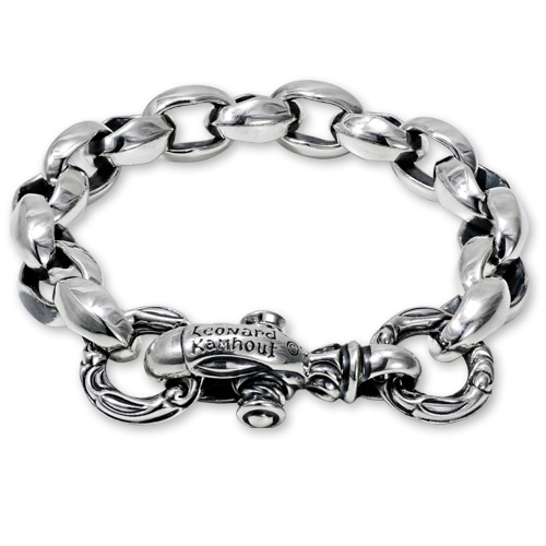 【LONE ONES　ロンワンズ　レナードカムホート　Bracelet　ブレスレット】シルクリンクブレスレット/ミディアム w/クレーンサークル【送料無料】