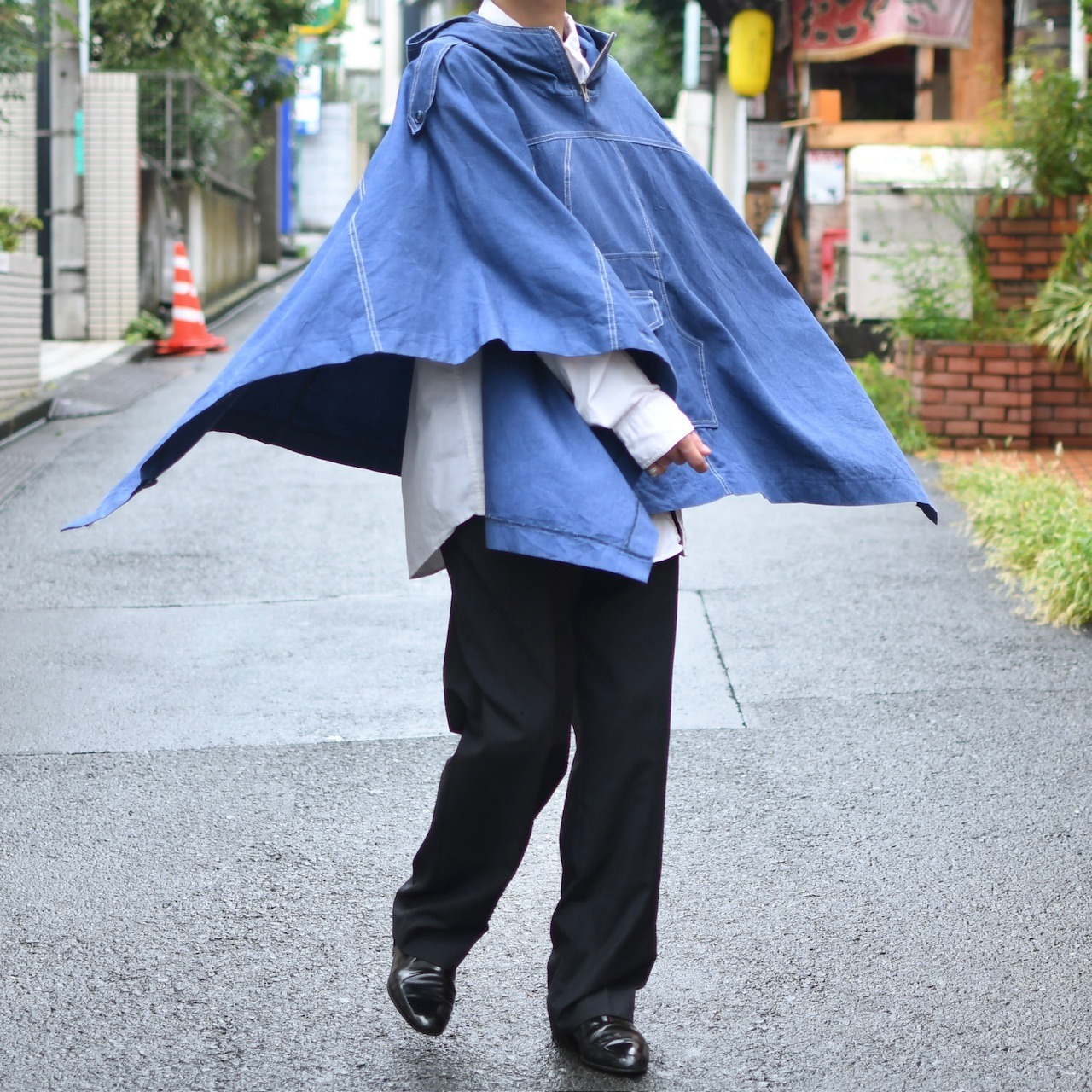 design denim poncho