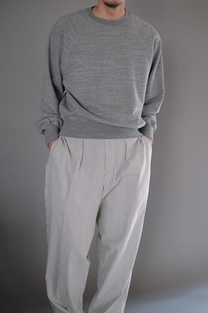 ULTERIOR / FADED SILKY TERRY SWEAT SHIRT