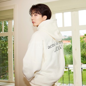 [ADLV] BASIC LOGO RIVET WARM HOODIE CREAM With JEONGHAN 正規品 韓国ブランド 韓国ファッション 韓国代行 韓国通販 ACME DE LA VIE アクメドラビ 日本