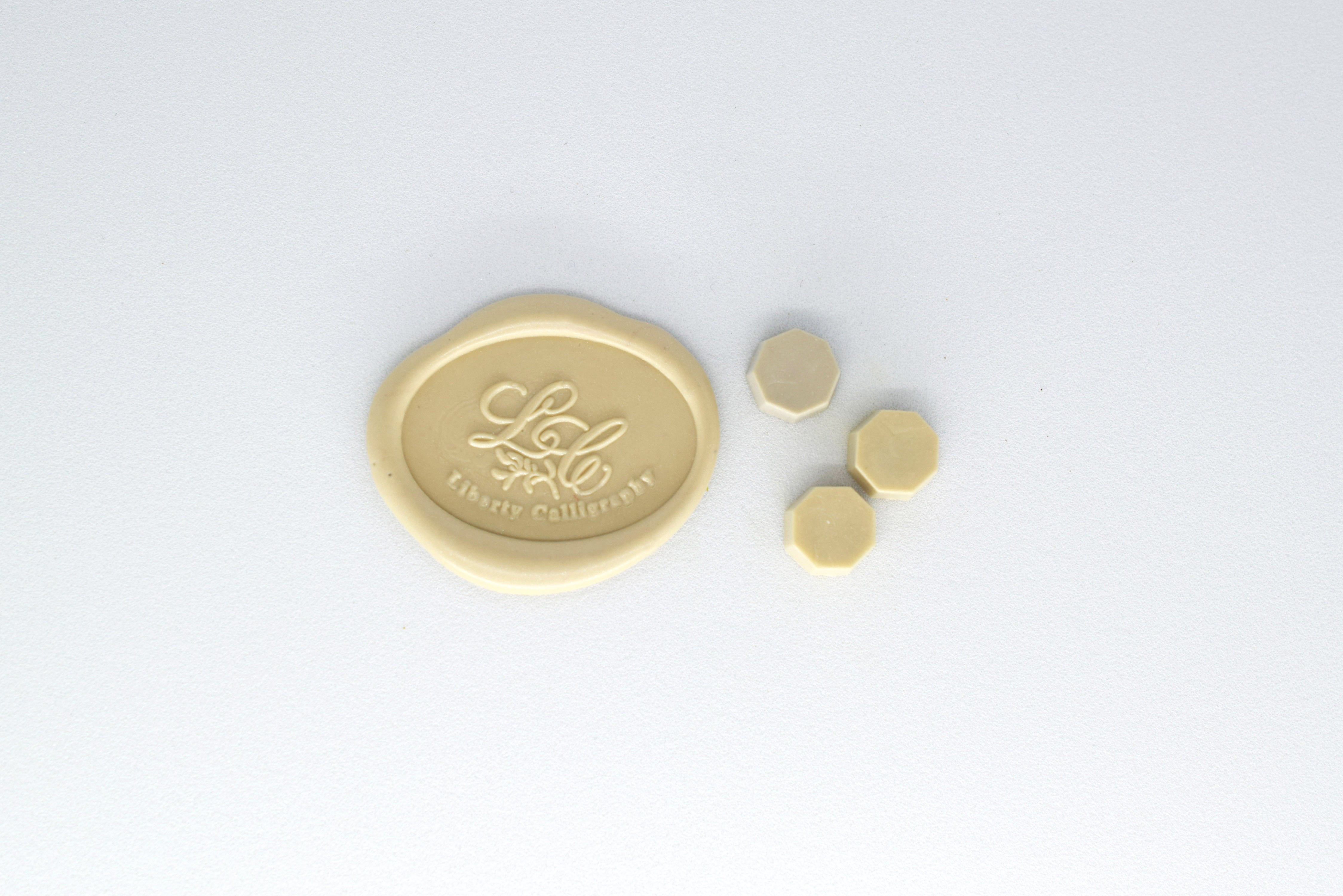 Sealing Wax Octagon series 12 Beige シーリングワックス オクタゴンシリーズ ベージュ カリグラフィー用品店  Liberty Calligraphy Online Store ｜リバティカリグラフィー