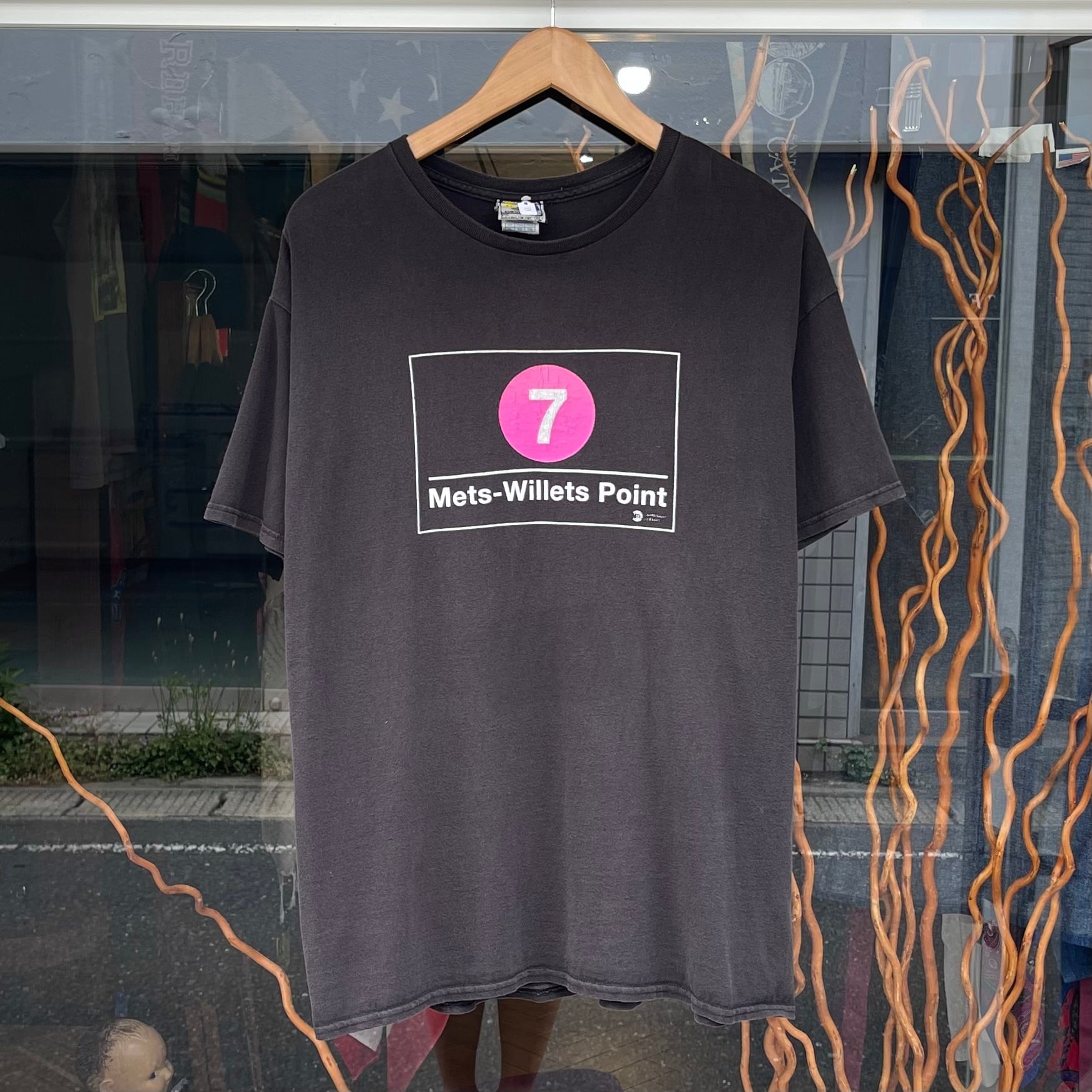 【Sz:XL】NYC SUBWAY LINE『Mets Willets Point』Tシャツ
