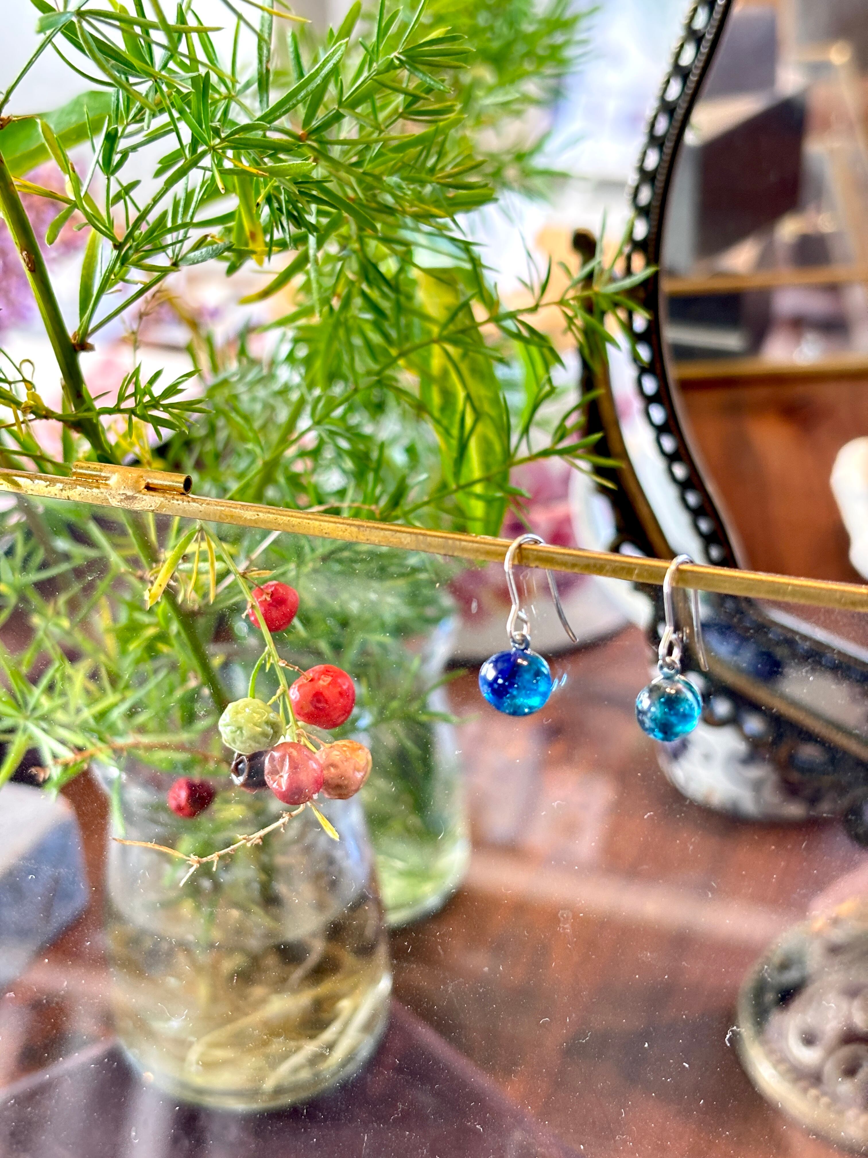 Re琉球ガラス（ウルマ）ピアス