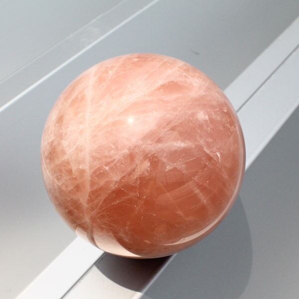 4.8Kg ローズクォーツ 丸玉 スフィア 155mm 261-29