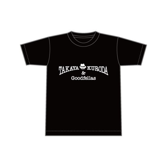 Tシャツ（黒地×白文字  S/M）