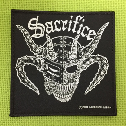 SACRIFICE "Crest Of Black" 刺繍パッチ (四角型)