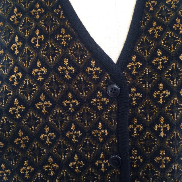 Fleur-De-Lis Wool Vest