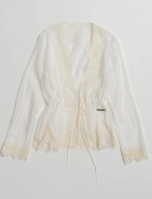 【26SS】PRANK PROJECT プランクプロジェクト / Dot Jacquard Lace Cardigan