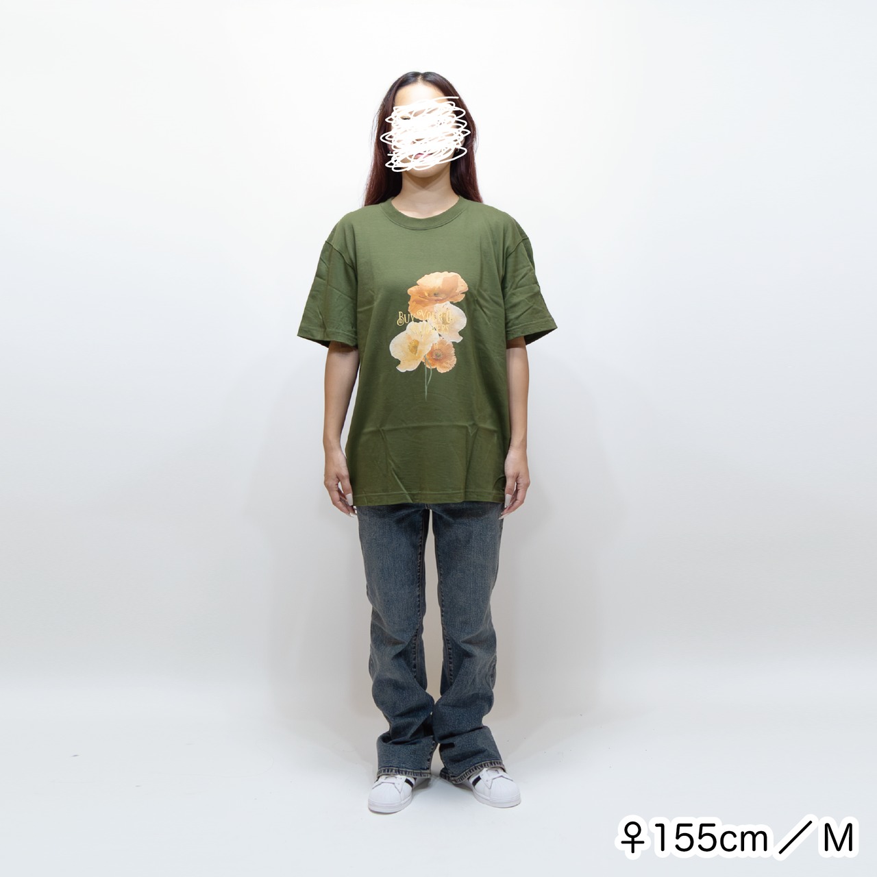 BYOF poppy TEE [シティグリーン]