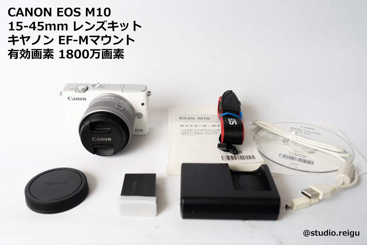 Canon EOS M10 レンズセットバッテリーチャージャー