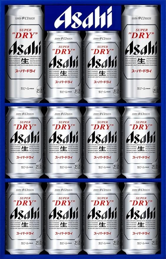 アサヒ スーパードライ 12本 [ ビール 350ml×10本,500ml×2本