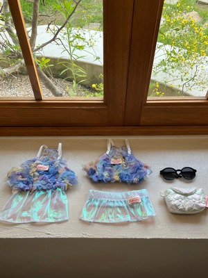 予約【pecoramou select】Festival One Piece/Two Piece set（Blue）