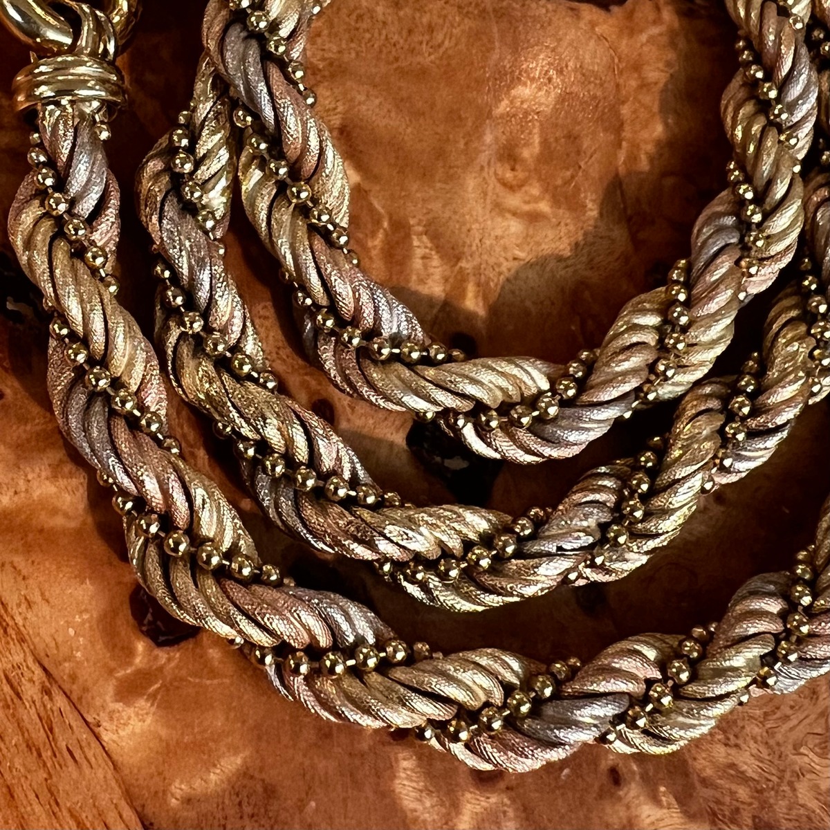 Italian Vintage Gold Chain | Victorian Box