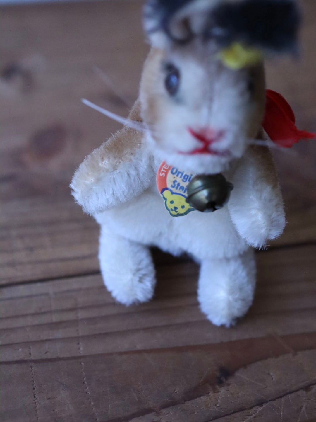 ヴィンテージ シュタイフうさぎ Steiff Manni 10㎝ ① | ぷちアンティーク