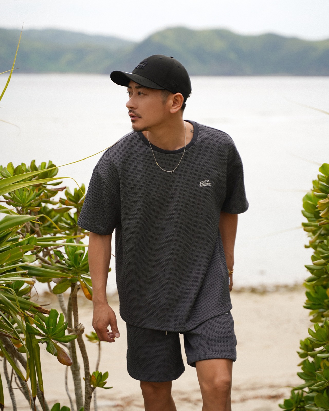 【#Re:room】Rrm WAFFLE SHORTS［REP317］