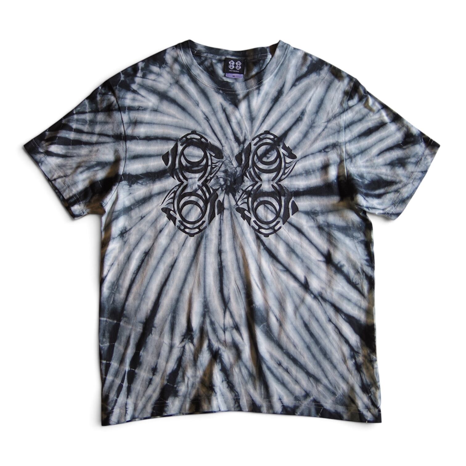 "88 LOGO" TIE DYE ORGANIC COTTON T-SHIRT / タイダイ オーガニックコットン Tシャツ -M- 【送料無料】